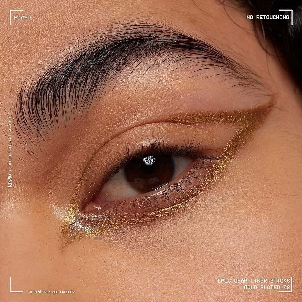 3/$12 NYX 02 Gold Plated Epic Wear Liner Stick Pencil Eyeliner